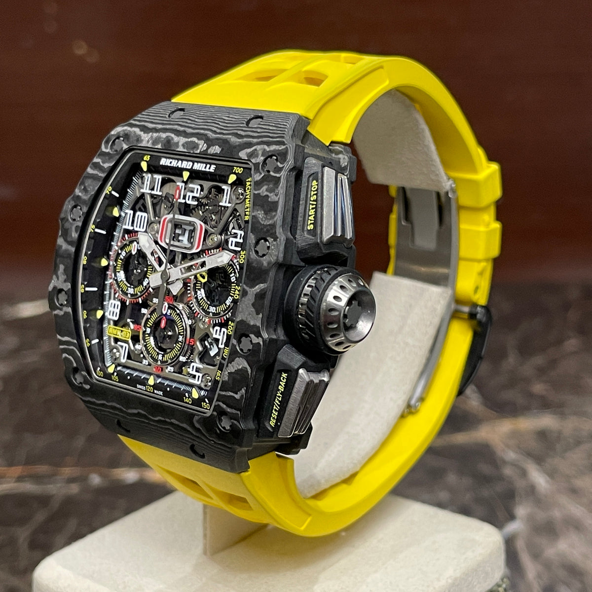 Iced out richard mille on sale price