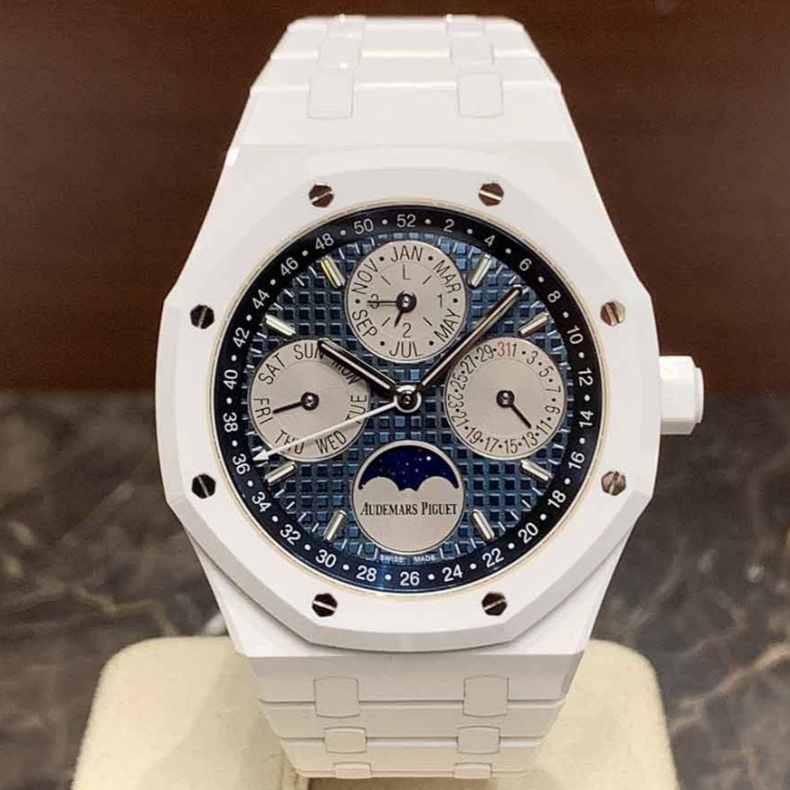 Audemars piguet royal oak weiß hotsell